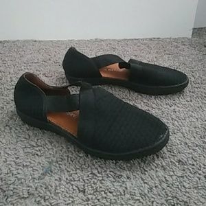 Black Woven Sandals